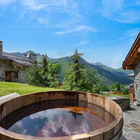 De Prestige Au Coeur De Martin De Belleville Avec Sauna Et Bain Nordique - Fr-1-570-38 Chalet *